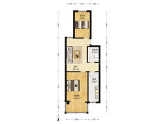 七里新村 2室1廳 98萬(wàn)